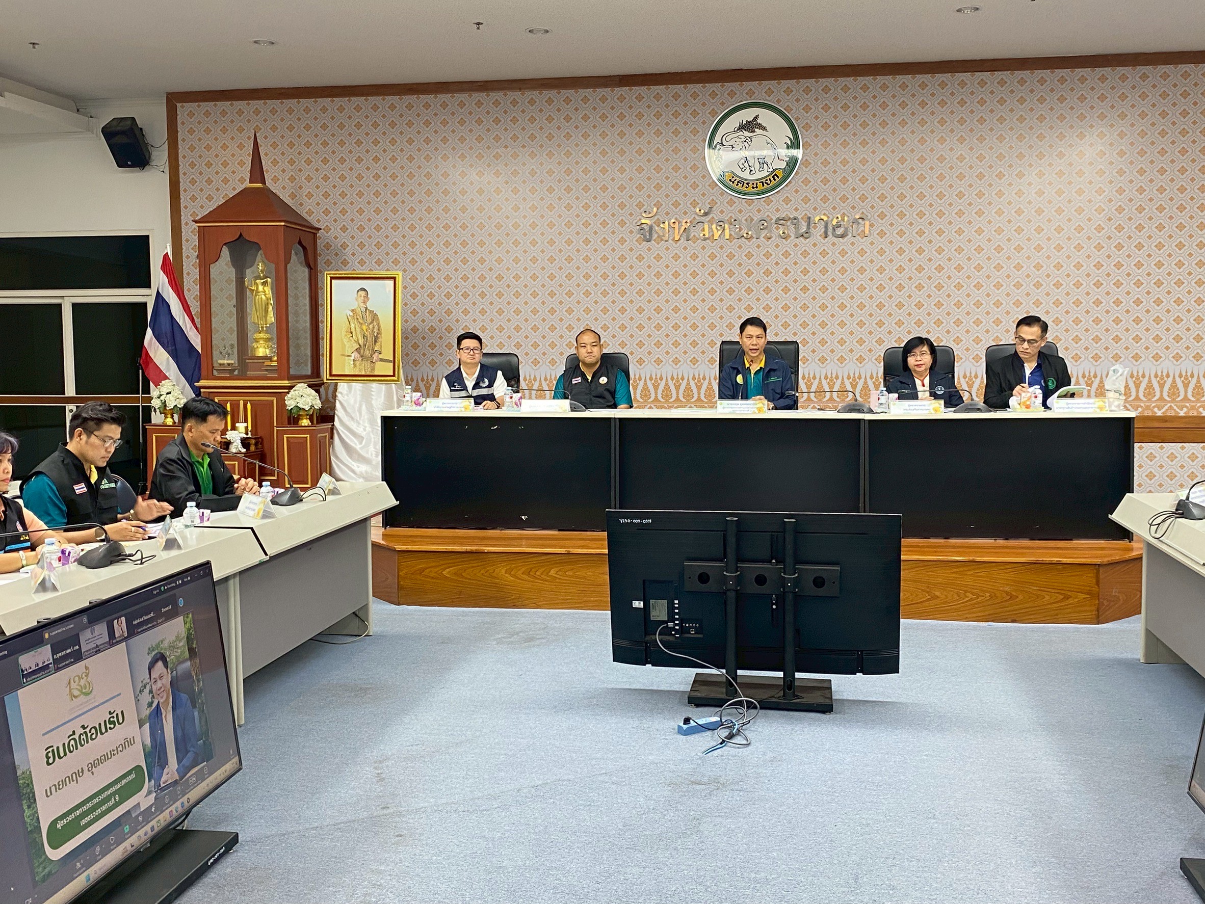 title - ผู้ตรวจราชการกรม ประชุมร่วมผู้ตรวจราชการกระทรวงเกษตรและสหกรณ์ เขตตรวจราชการที่ 9 รอบที่ 2 จ.นครนายก